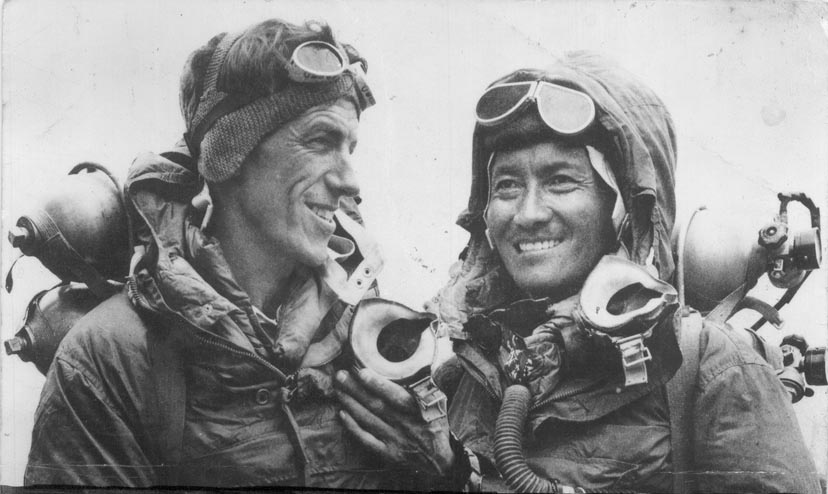 Sir Edmund Hillary và Tenzing Norgay